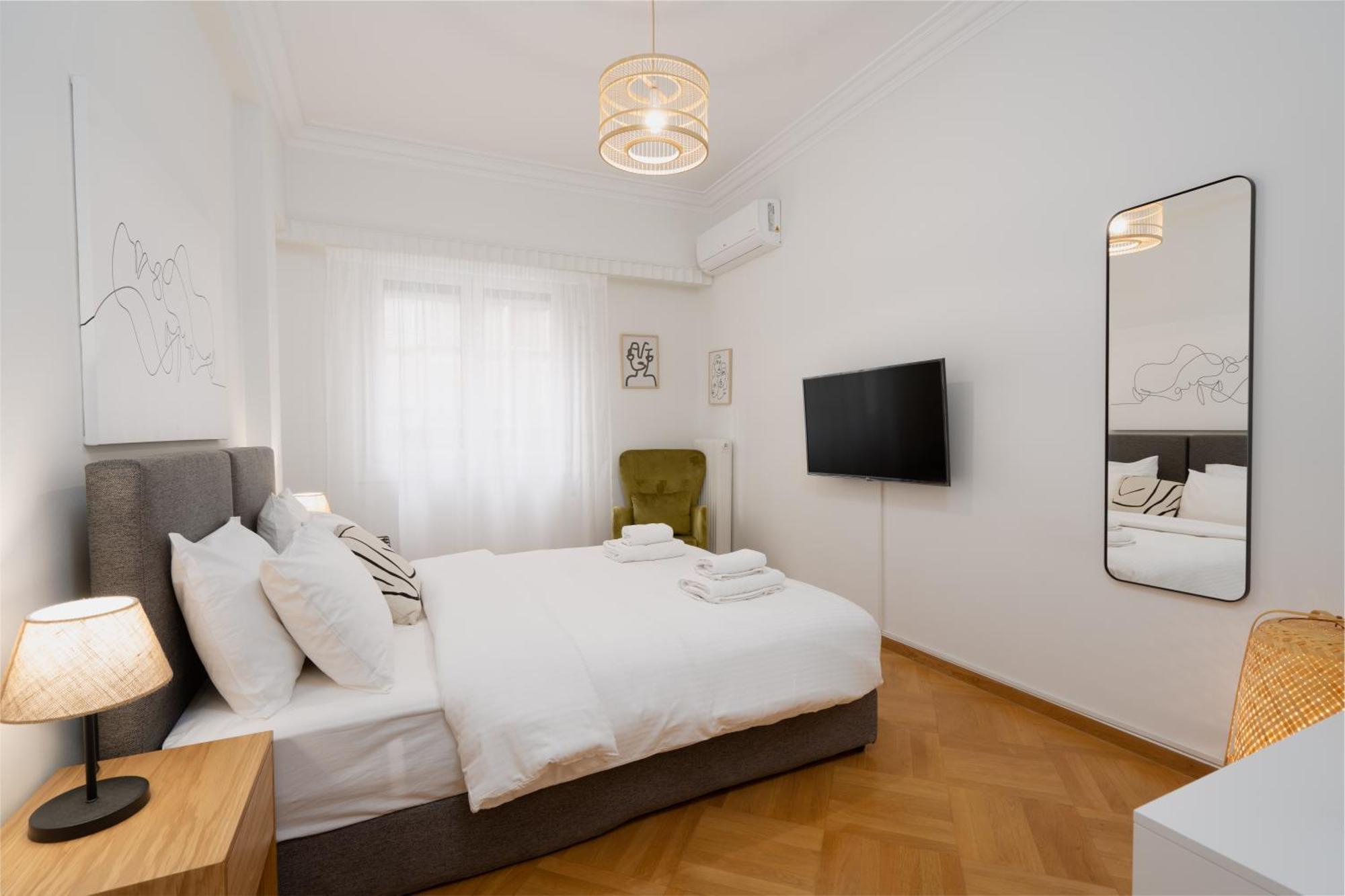Apartamento Metroscape Retreat Nearby Metro Station Atenas Exterior foto