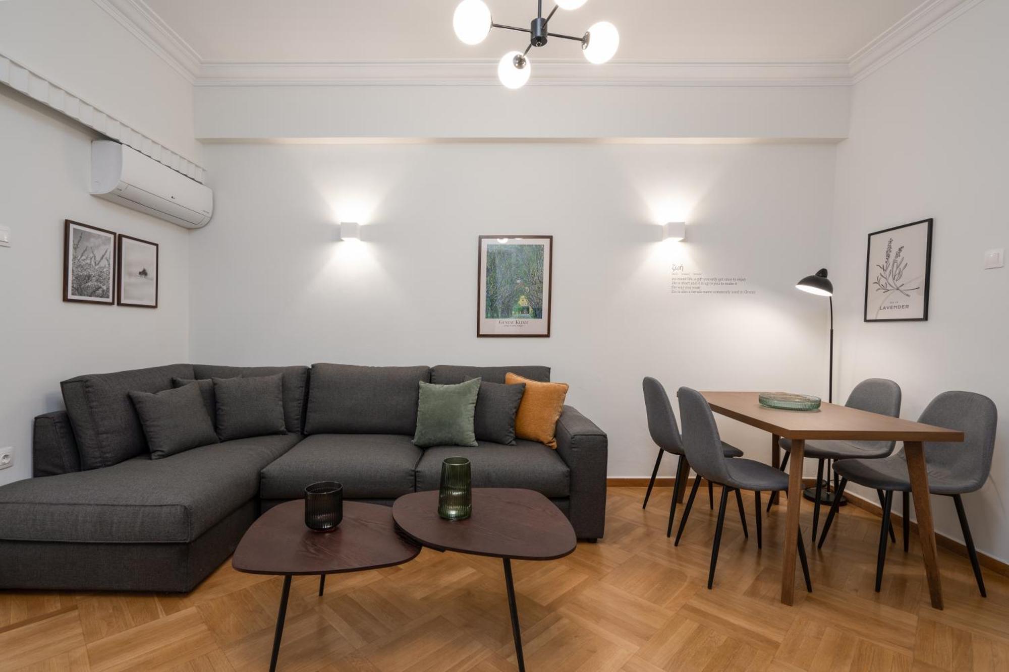 Apartamento Metroscape Retreat Nearby Metro Station Atenas Exterior foto